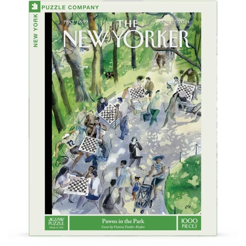 New York Puzzle Company - Pawns in Park 1000pc