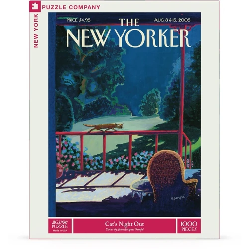 New York Puzzle Company - Cats Night Out Puzzle 1000pc