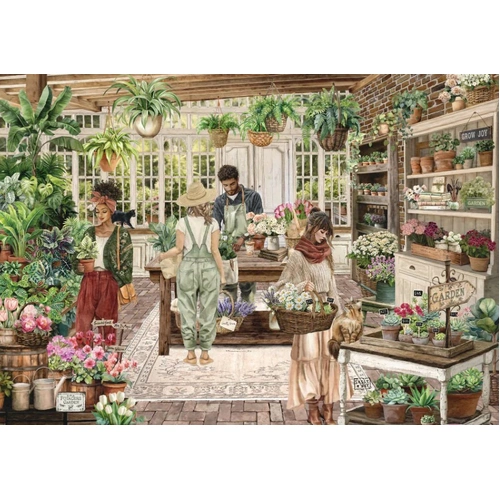 The Puzzle Collab - Vintage Garden Shop Puzzle 500pc