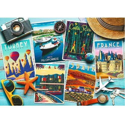 Trefl - Holiday Postcards Puzzle 1000pc