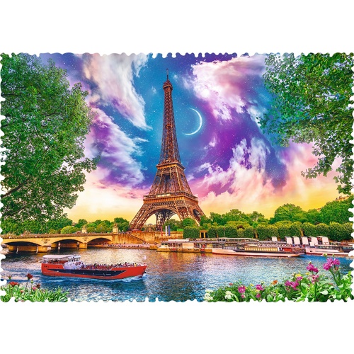 Trefl - Crazy Shapes - Sky over Paris Puzzle 600pc