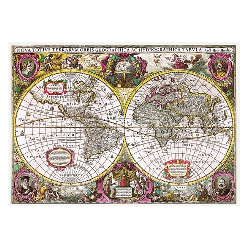 Trefl - World Map 1630 Puzzle 2000pc