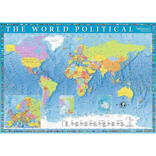 Trefl - Political World Map Puzzle 2000pc