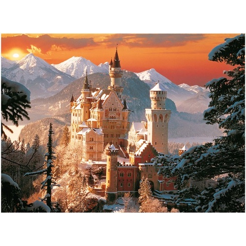 Trefl - Wintry Neuschwanstein Castle Puzzle 3000pc