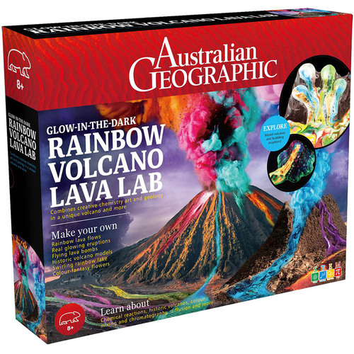 Australian Geographic - Rainbow Volcano Lava Lab