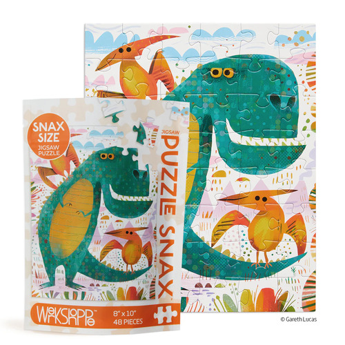 WerkShoppe - T-Rex and Friends Snax Puzzle 48pc