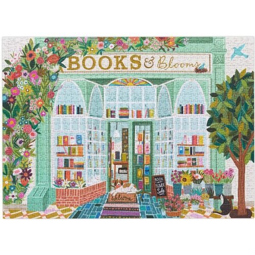 WerkShoppe - Books & Blooms Puzzle 1000pc