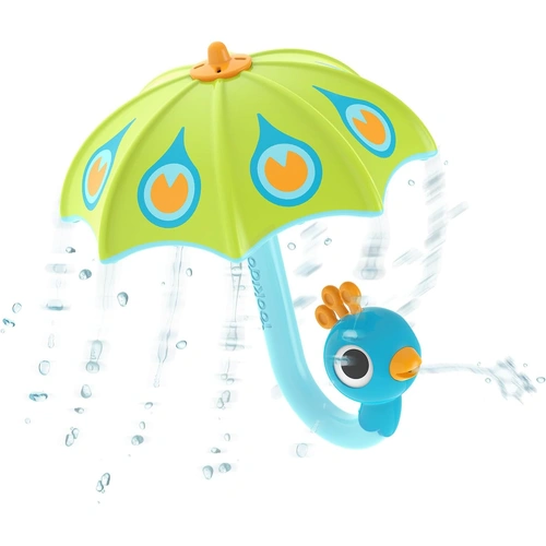 YooKidoo - Fill 'N' Rain Peacock Umbrella- Green